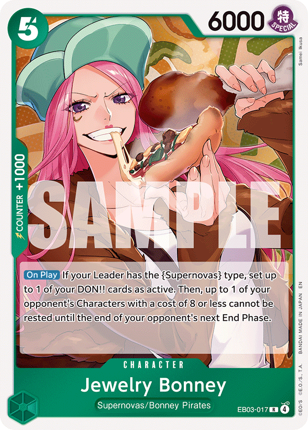 Jewelry Bonney EB03-017 One Piece Card Game
