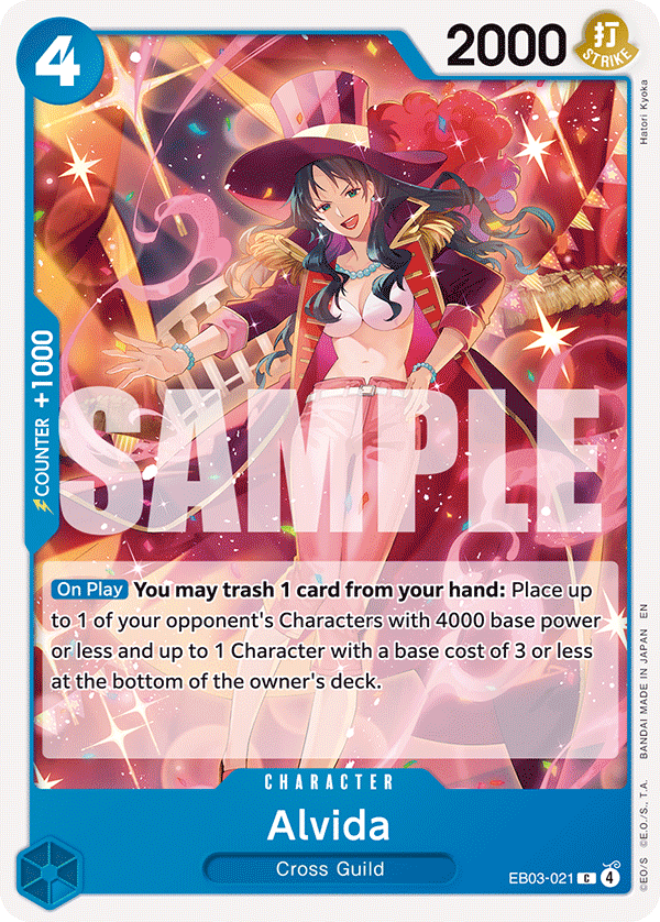 Alvida EB03-021 One Piece Card Game