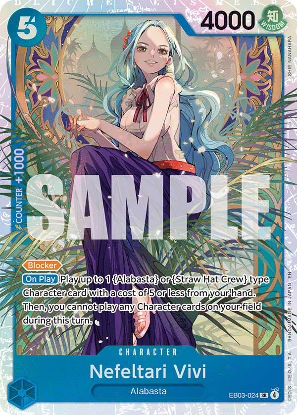 Nefeltari Vivi EB03-024 One Piece Card Game