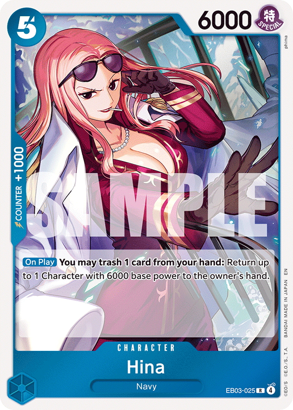 Hina EB03-025 One Piece Card Game