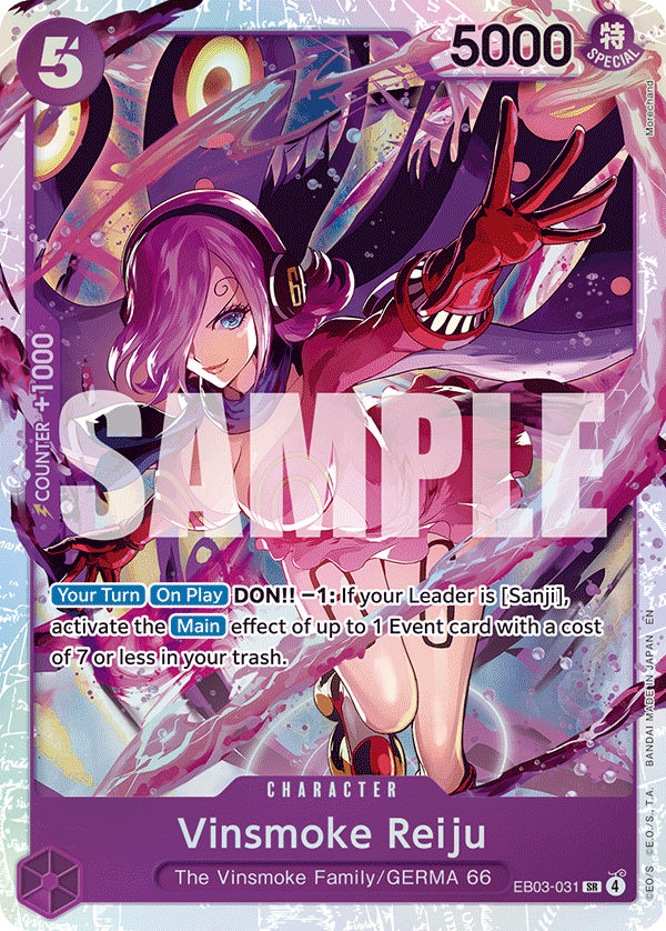 Vinsmoke Reiju [Alternate Art] JP EB03-031 One Piece Card Game