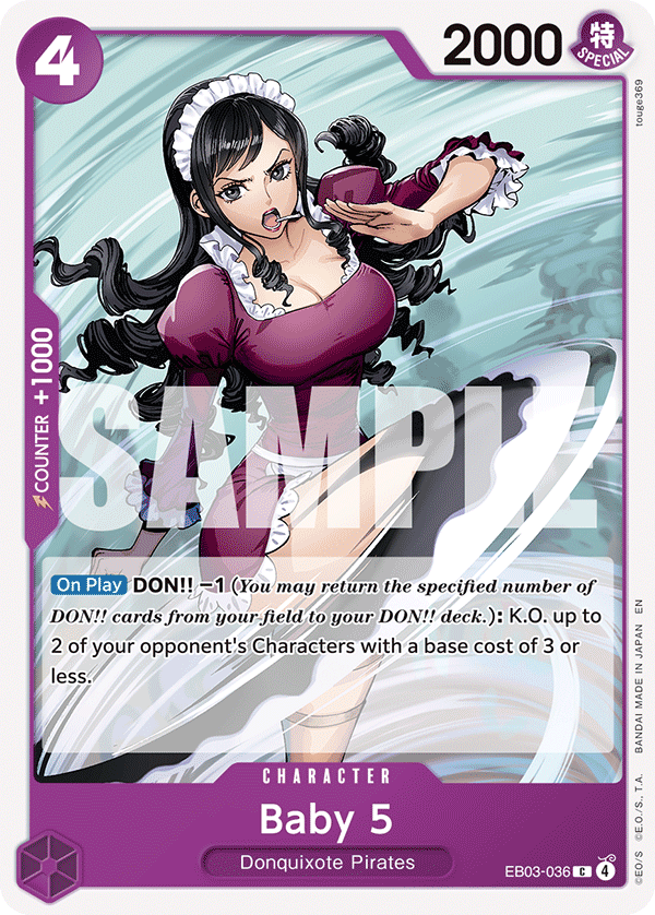 Baby 5 EB03-036 One Piece Card Game