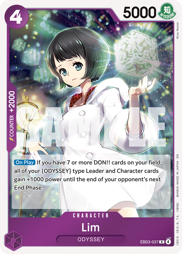 Lim EB03-037 One Piece Card Game