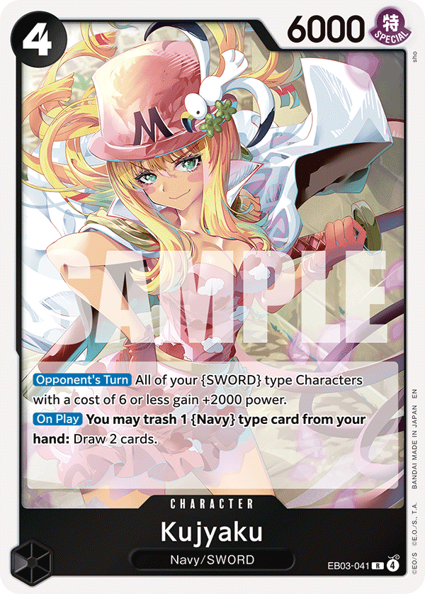 Kujyaku [Alternate Art] EB03-041 One Piece Card Game