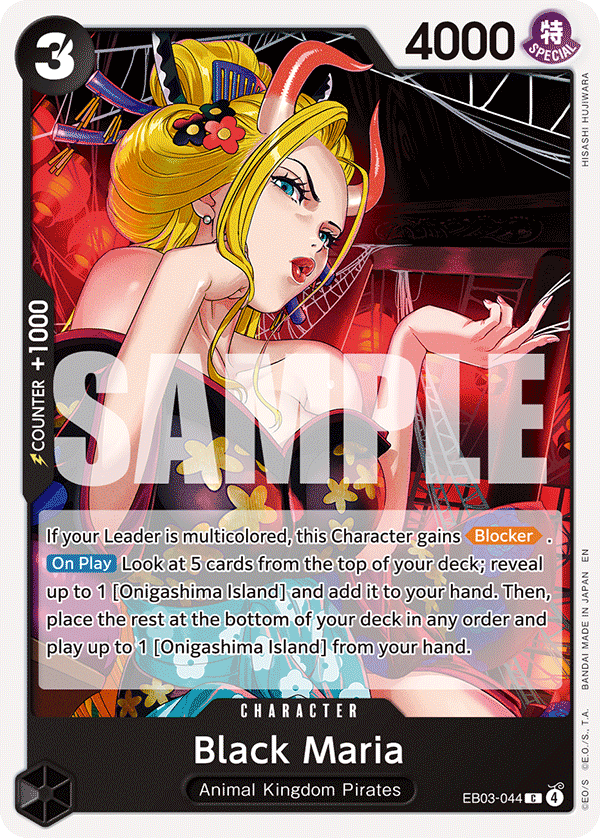 Black Maria EB03-044 One Piece Card Game