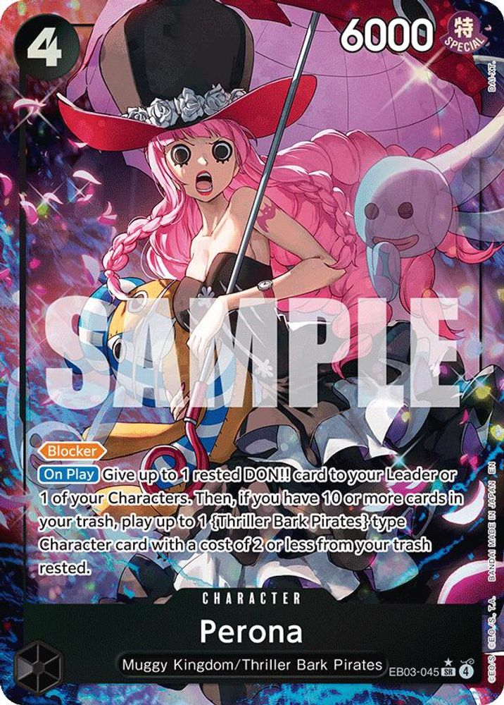 Perona [Alternate Art] EB03-045 One Piece Card Game