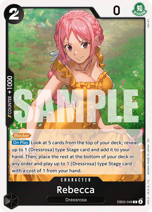 Rebecca EB03-048 One Piece Card Game