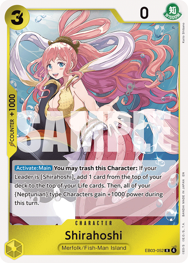 Shirahoshi EB03-052 One Piece Card Game