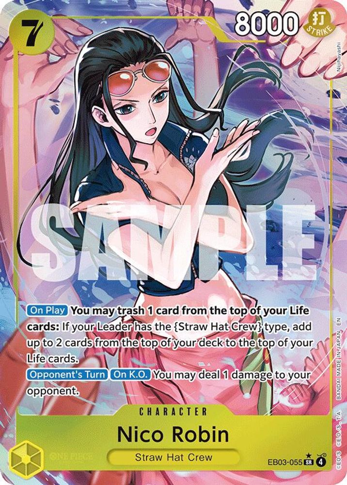 Nico Robin [Alternate Art] EB03-055 One Piece Card Game