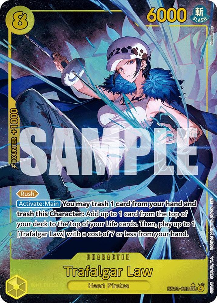Trafalgar Law [Alternate Art] EB03-062 One Piece Card Game