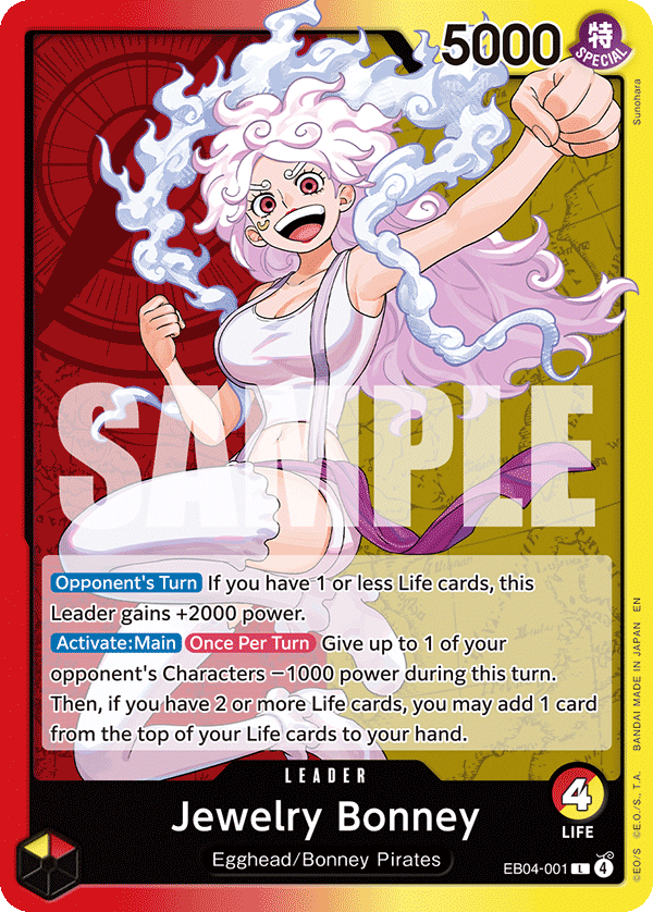 Jewelry Bonney EB04-001 One Piece Card Game