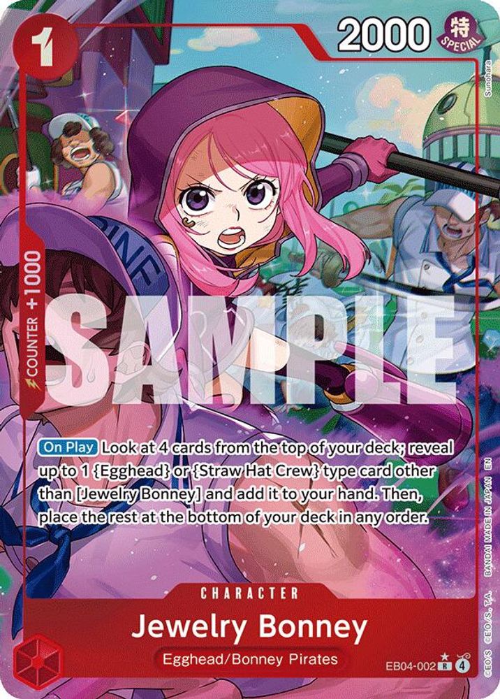 Jewelry Bonney [Alternate Art] EB04-002 One Piece Card Game