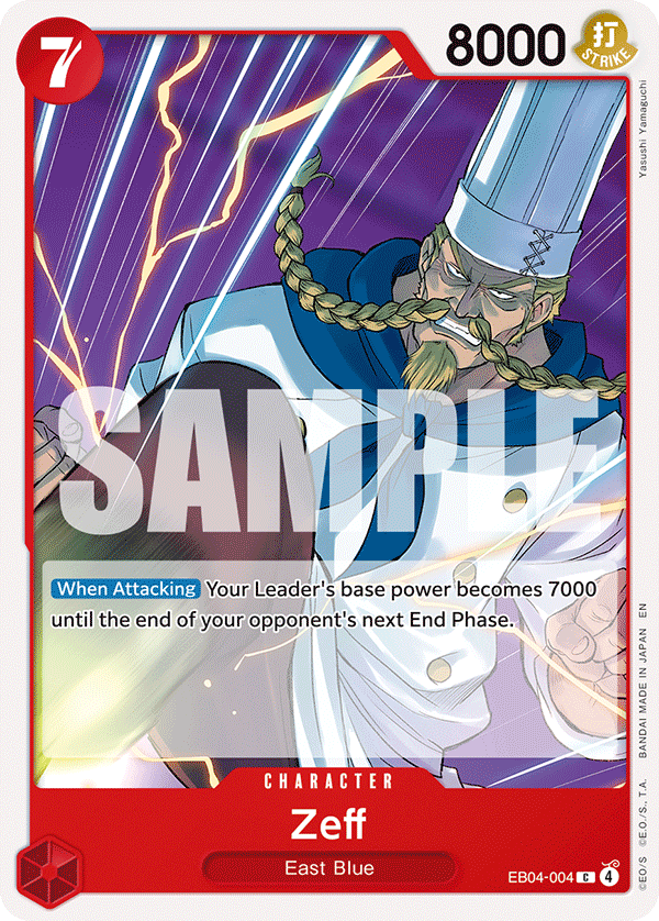 Zeff EB04-004 One Piece Card Game