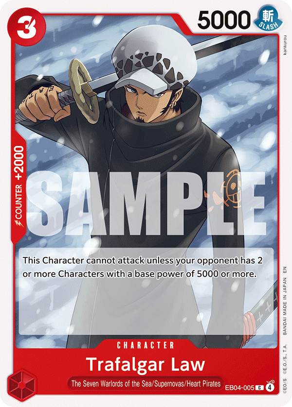 Trafalgar Law EB04-005 One Piece Card Game
