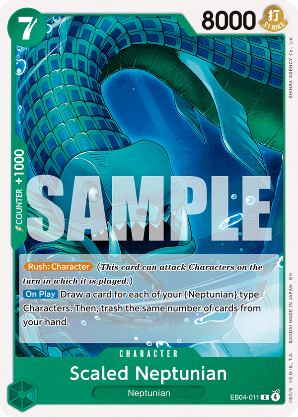 Scaled Neptunian EB04-011 One Piece Card Game