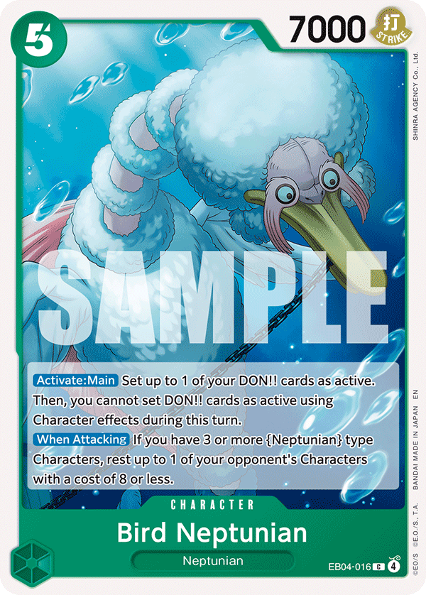 Bird Neptunian EB04-016 One Piece Card Game