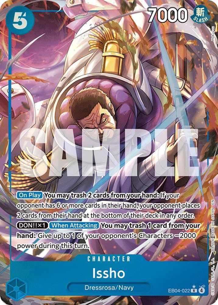 Issho [Alternate Art] EB04-022 One Piece Card Game