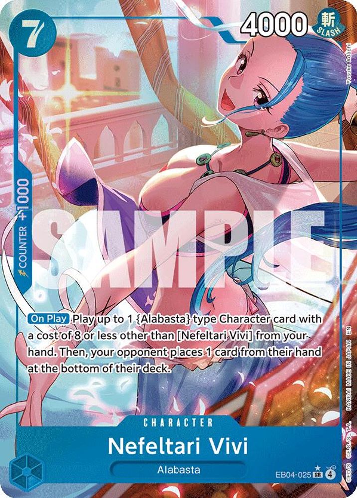 Nefeltari Vivi [Alternate Art] EB04-025 One Piece Card Game