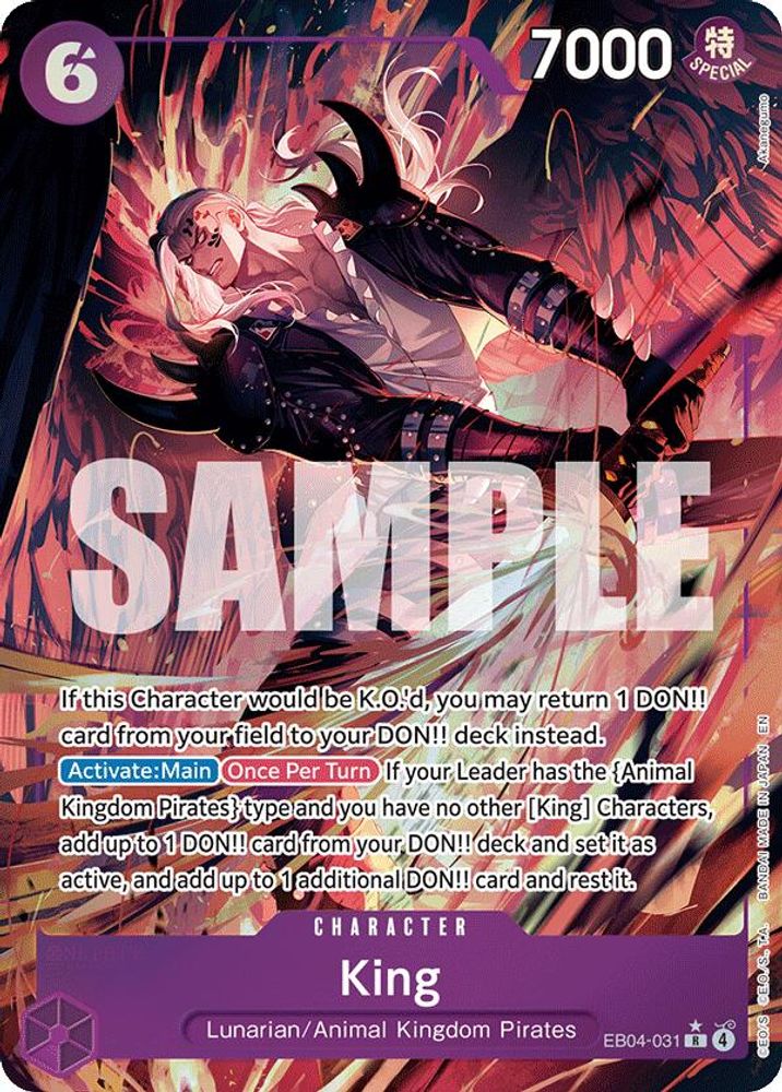 King [Alternate Art] EB04-031 One Piece Card Game