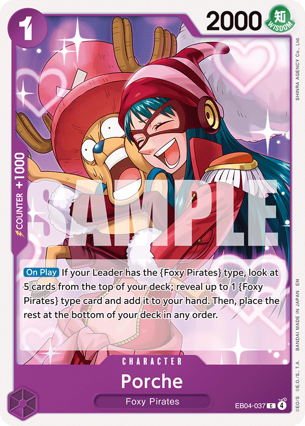 Porche EB04-037 One Piece Card Game