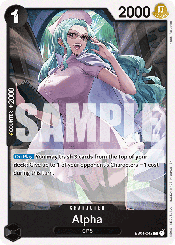 Alpha EB04-042 One Piece Card Game