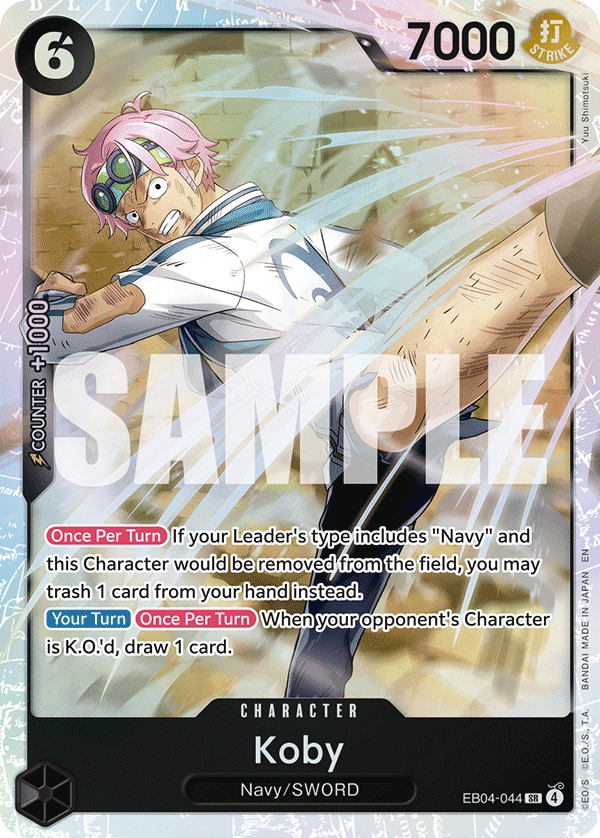 Koby [Alternate Art] JP EB04-044 One Piece Card Game