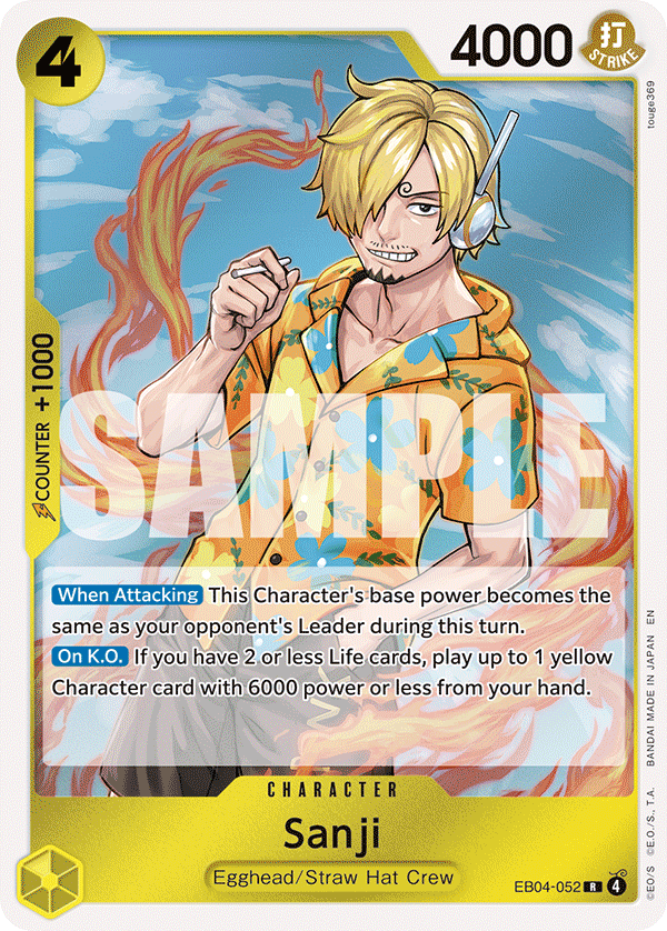 Sanji EB04-052 One Piece Card Game