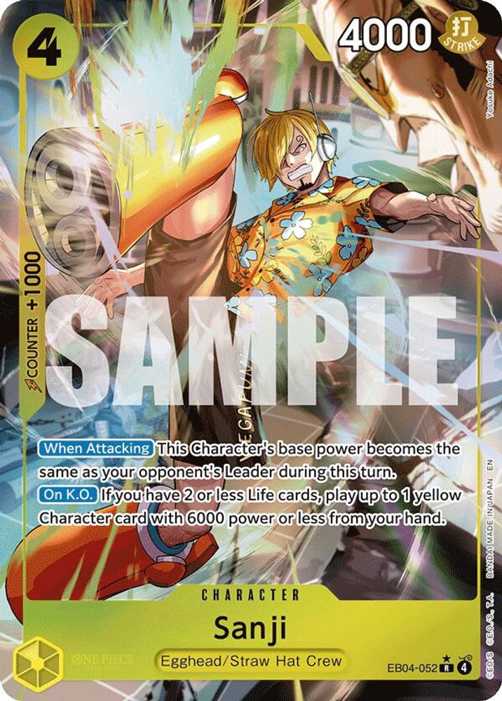 Sanji [Alternate Art] EB04-052 One Piece Card Game