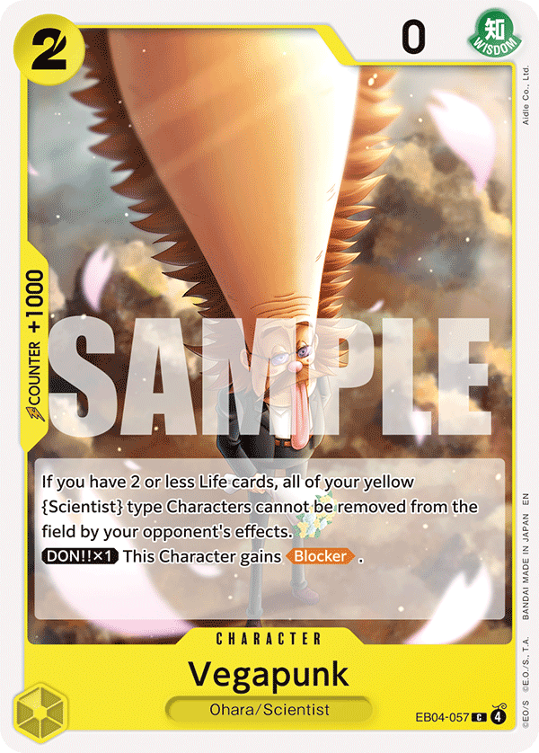 Vegapunk EB04-057 One Piece Card Game