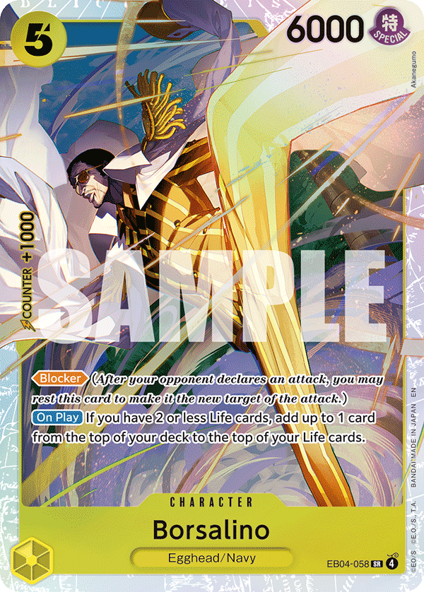 Borsalino EB04-058 One Piece Card Game