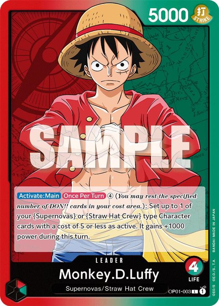 Monkey.D.Luffy [Demo Deck] OP01-003 One Piece Card Game