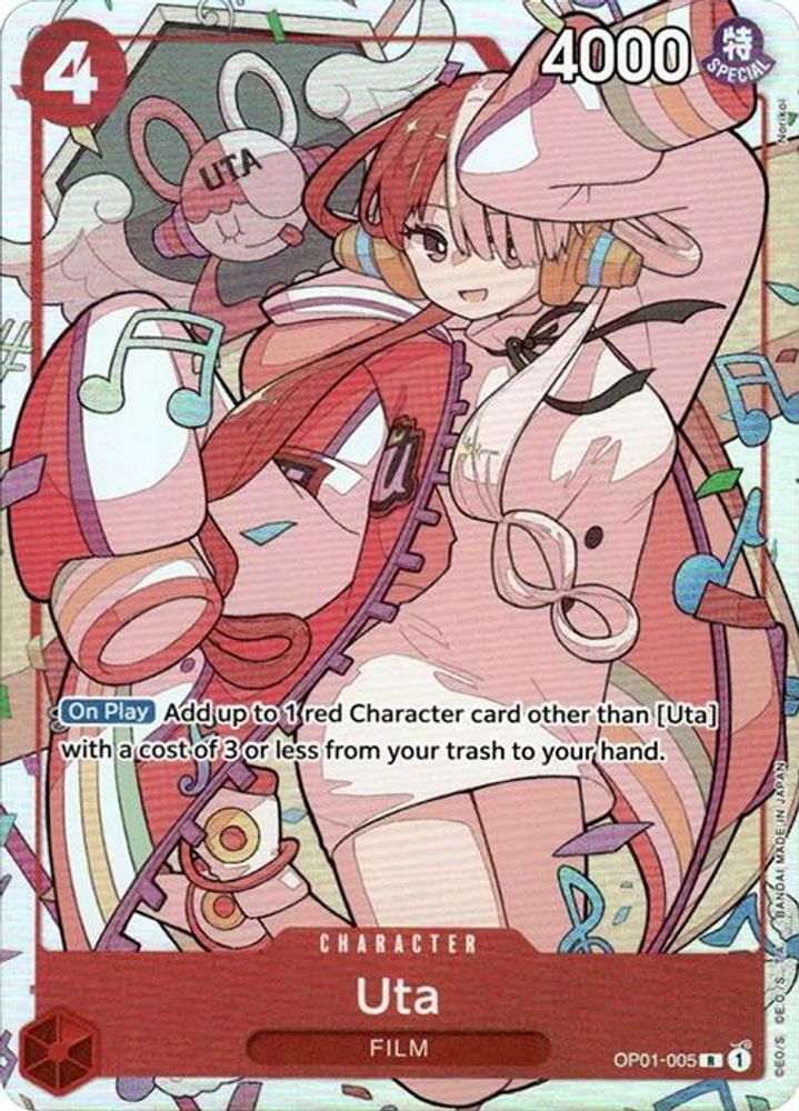 Uta [Premium Card Collection] OP01-005 One Piece Card Game