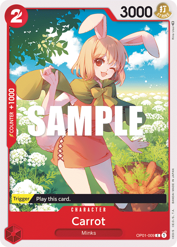 Carrot OP01-009 One Piece Card Game