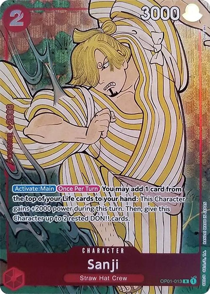 Sanji [1st Anniversary] OP01-013 One Piece Card Game