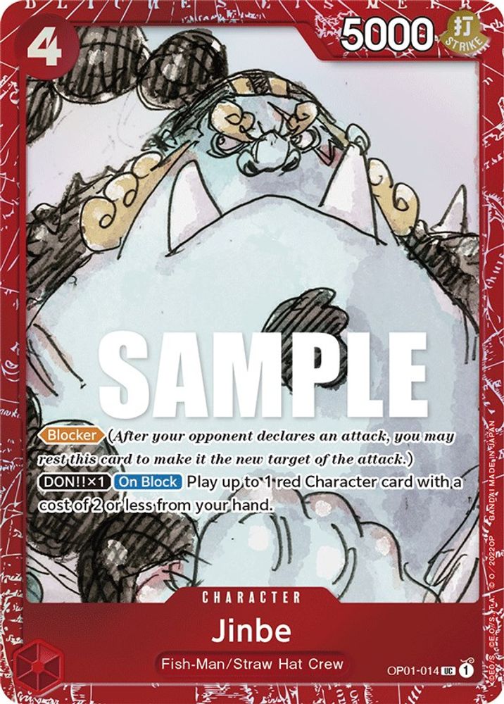 Jinbe [Red] OP01-014 One Piece Card Game