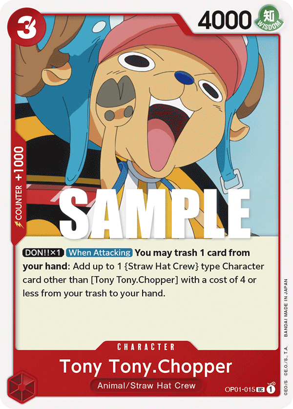 Tony Tony.Chopper [Offline Regionals] OP01-015 One Piece Card Game