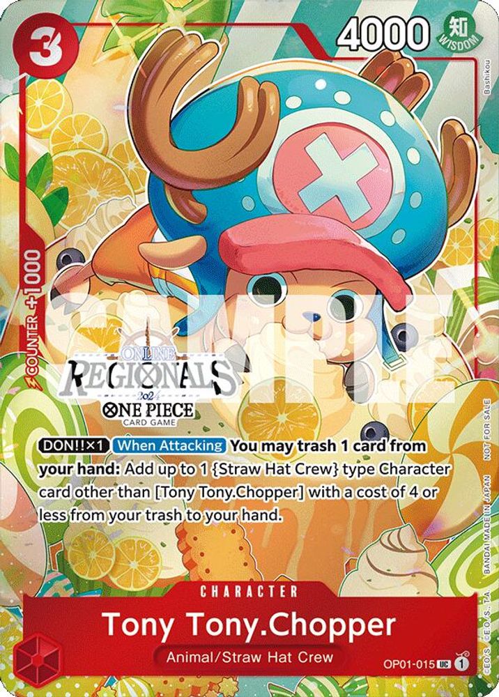 Tony Tony.Chopper [Online Regionals] OP01-015 One Piece Card Game