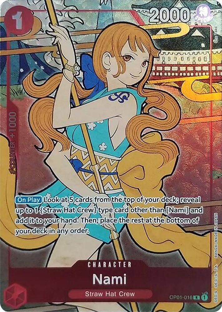 Nami [1st Anniversary] OP01-016 One Piece Card Game