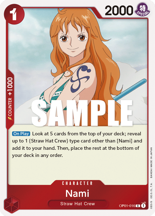 Nami [Errata] OP01-016 One Piece Card Game