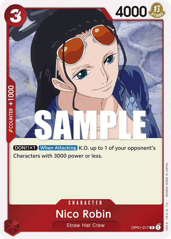 Nico Robin OP01-017 One Piece Card Game