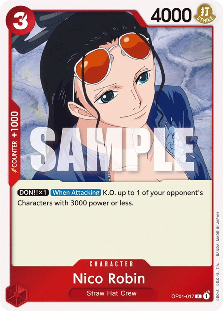 Nico Robin [Errata] OP01-017 One Piece Card Game