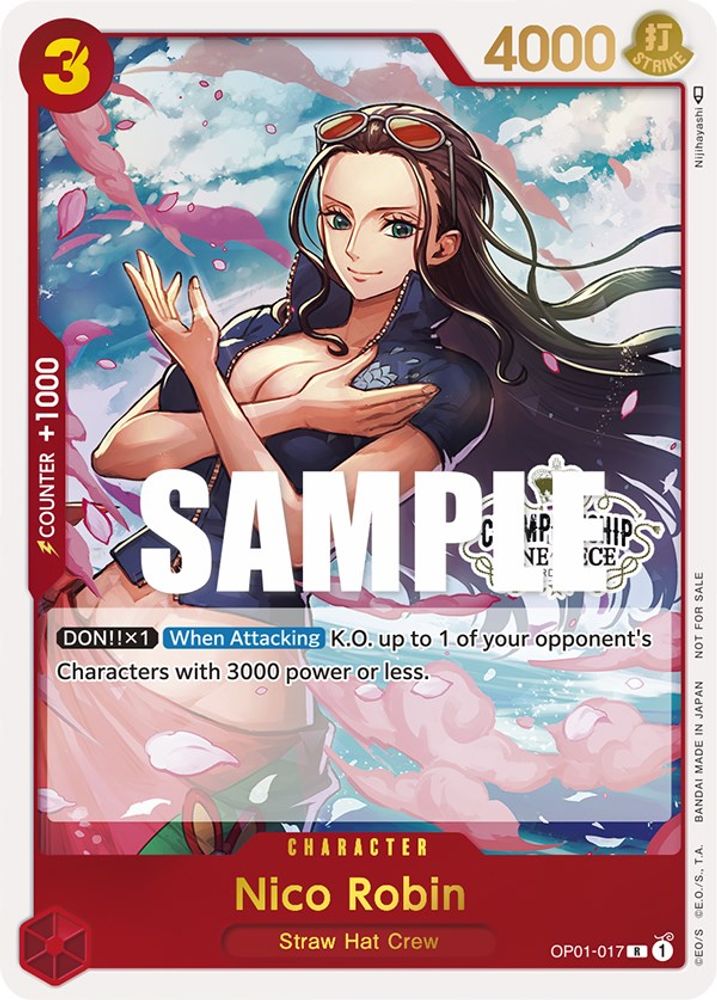 Nico Robin [Store Championship] OP01-017 One Piece Card Game