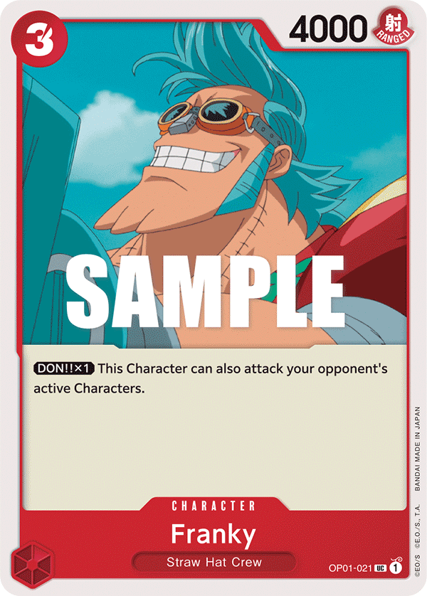 Franky OP01-021 One Piece Card Game