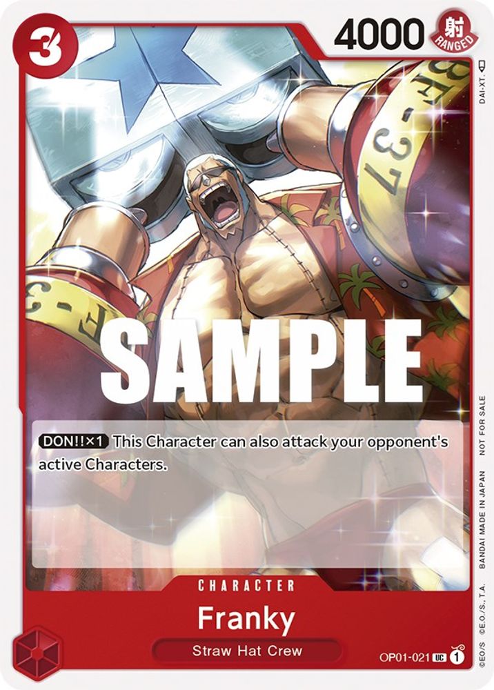 Franky [Tournament] OP01-021 One Piece Card Game