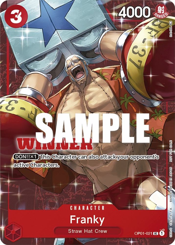 Franky [Winner Tournament] OP01-021 One Piece Card Game