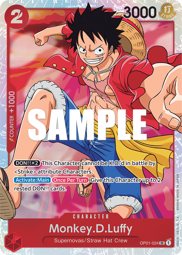 Monkey.D.Luffy OP01-024 One Piece Card Game