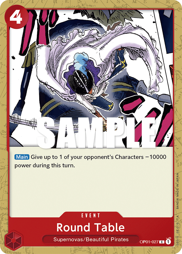 Round Table [Errata] OP01-027 One Piece Card Game