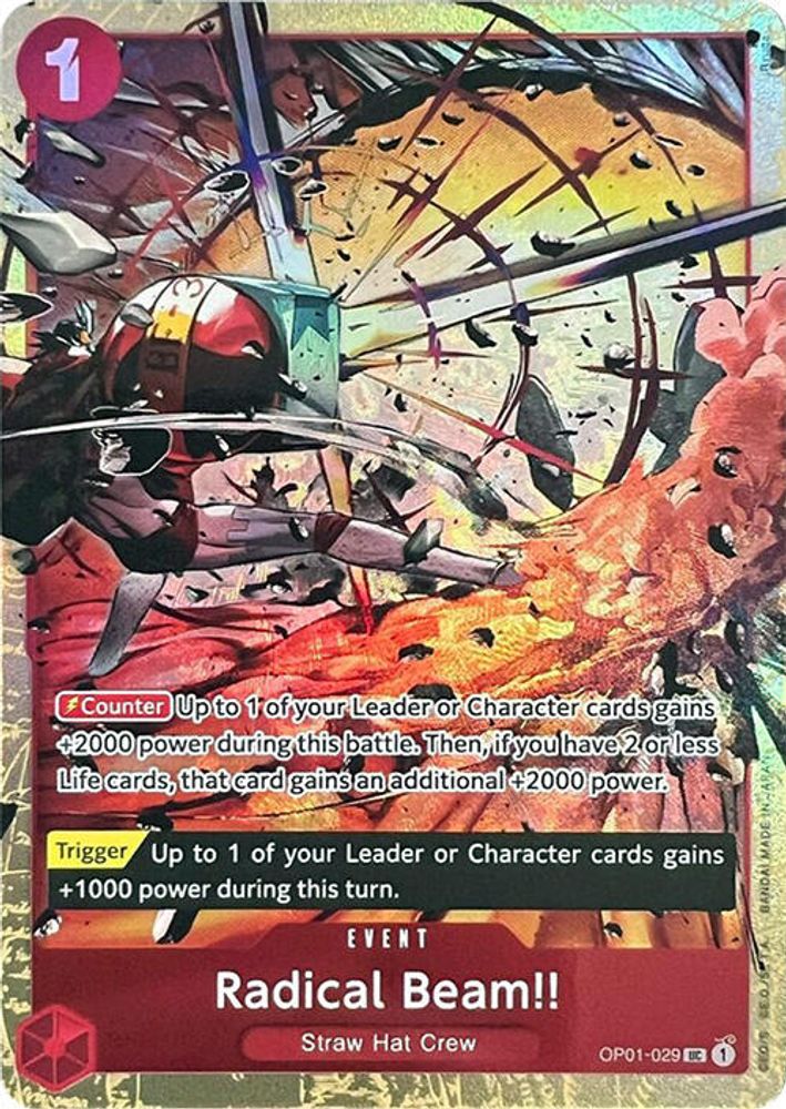 Radical Beam!! [Best Selection] OP01-029 One Piece Card Game