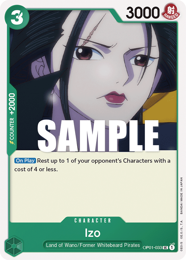 Izo [Jolly Roger PRB01] OP01-033 One Piece Card Game