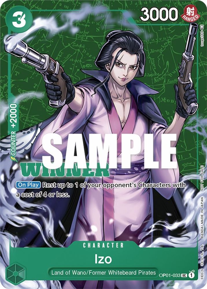 Izo [Tournament Winner] OP01-033 One Piece Card Game